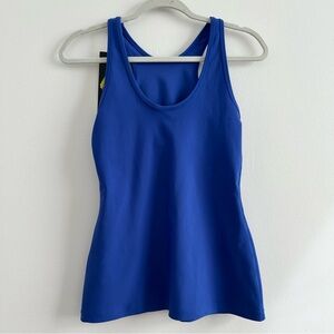 NWT Oakley Rebel 2-way Tank Top Sample in Royal Blue size Small Active Racerback